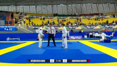 JOSÉ EMÍLIO PAES DE ALMEIDA vs JOAQUIM PACHECO DE ARAUJO PINTO 2026 FPJJ Circuito Paulista GI Etapa 1