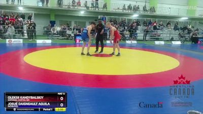 65kg Cons. Round 2 - Oleksii Kandybalskiy, National Capital WC vs Josué Daigneault Aguilar, Patriotes