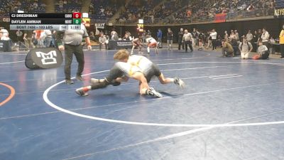 103 lbs Consy 1 - CJ Dreshman, Canon-McMillan vs Daylen Amman, North Hills