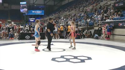 115 lbs Cons. Rd Of 64 - Peyton Smith, North Carolina vs Victoria Smith, Florida