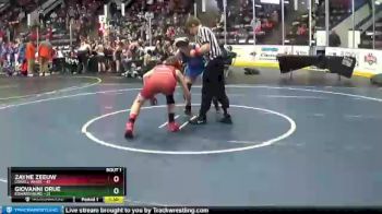 140 lbs Quarterfinals (8 Team) - Giovanni Orue, Edwardsburg vs Zayne Zeeuw, Lowell White