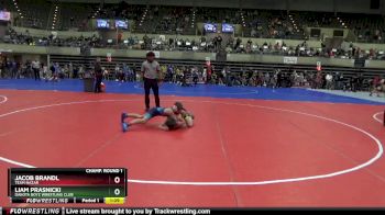 90 lbs Champ. Round 1 - Jacob Brandl, Team Nazar vs Liam Prasnicki, Dakota Boyz Wrestling Club
