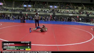 90 lbs Champ. Round 1 - Jacob Brandl, Team Nazar vs Liam Prasnicki, Dakota Boyz Wrestling Club