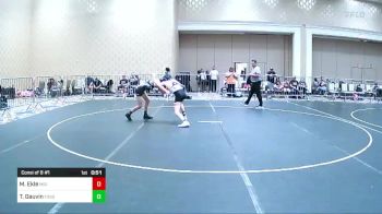 102 lbs Consi Of 8 #1 - Mason Ekle, Mid Valley Wr Ac vs Travis Gauvin, Fossil Ridge HS