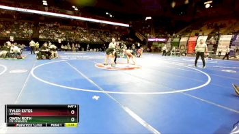 157 Class 2 lbs Quarterfinal - Owen Roth, Ste. Genevieve vs Tyler Estes, Cameron