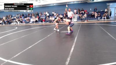 125 lbs Cons. Round 2 - Thomas Valdez, Colorado State University - Pueblo vs Zion Mares, Adams State