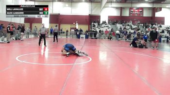 150 lbs Semifinal - Will LaVallee, Smitty's Barn (Saint John's Prep) vs Alex Lamarre, Bristol Ct