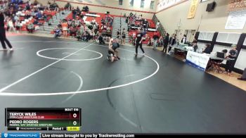 102 lbs Cons. Semi - Teryck Wiles, Steelclaw Wrestling Club vs Pedro Rogers, Federal Way Spartans Wrestling