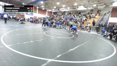 132 lbs Quarterfinal - Thomas Alvarez, Mayfair vs Brady Mercer, Fountain Valley