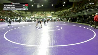 126 lbs Consi Of 8 #2 - Steven Martinez, Ernest Righetti vs Matthew Ramos, Exeter