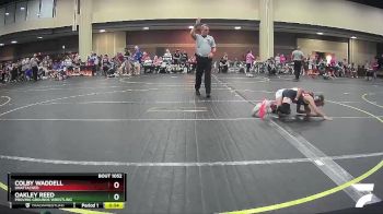 60 lbs Round 3 - Oakley Reed, Proving Grounds Wrestling vs Colby Waddell, Unattached