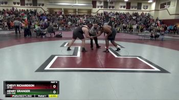 JV-46 lbs Round 1 - Chevy Richardson, AP-GC vs Henry Granger, Linn-Mar