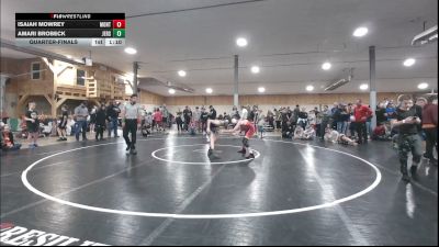 100 lbs Quarterfinal - Isaiah Mowrey, Montgomery vs Amari Brobeck, Jersey Shore