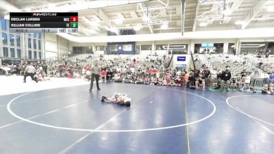 63 lbs Quarterfinals (8 Team) - Declan Larsen, Warriors Of Christ vs Killian Collins, Colorado Extreme