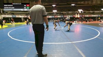 165 lbs Quarters & Wb (16 Team) - Justin Ryland, Delaware Military Academy vs Reed Booth, Poquoson