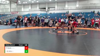 109 lbs Champ. Round 2 - Bryson Kirk, Warren Wrestling Academy vs Pilot Swab, Michigan West Wrestling Club