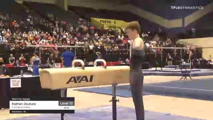 Nathan Couture - Pommel Horse, Emerge Academy - 2021 USA Gymnastics ...