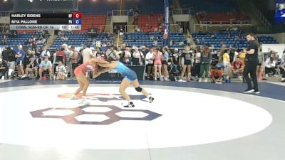 115 lbs Cons. Sub-rd Of 16 - Harley Eidens, New York vs Mya Pallone, Pennsylvania