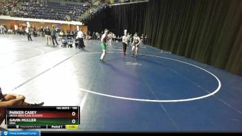 150 lbs Cons. Semi - Parker Casey, Ubasa Wrestling Academy vs Gavin Muller, Iowa