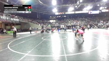 145 lbs Cons. Round 3 - Haileyana Brown, Mountain Home vs Layla Allington, Eagle