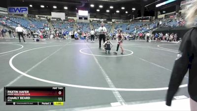 55 lbs Cons. Round 3 - Paxtin Hafer, Maize Wrestling Club vs Charly Beard, WTC