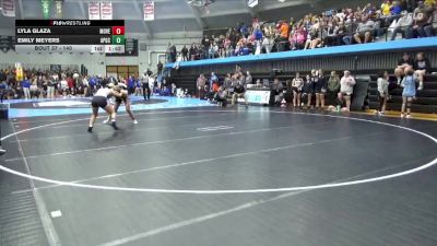140 lbs Champ. Round 1 - Emily Meyers, AP/GC vs Lyla Glaza, Mount Vernon
