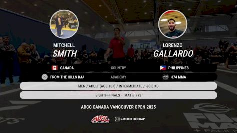Mitchell Smith vs Lorenzo Gallardo 2025 ADCC Vancouver Open