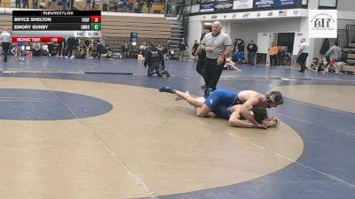 149 lbs Round Of 32 - Bryce Shelton, Air Force vs Emory Gunby, Unrostered