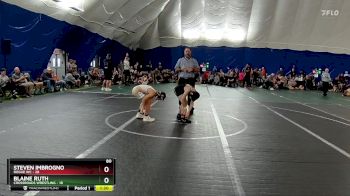 80 lbs Round 3 (6 Team) - Steven Imbrogno, Rogue WC vs Blaine Ruth, Crossroads Wrestling