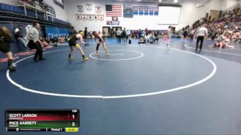 138 lbs Cons. Round 5 - Scott Larson, Newcastle vs Pace Garrett, Wright