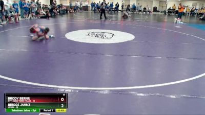 75 lbs Semis & 1st Wrestleback (8 Team) - Brody Bernu, NYM (New York Mills) vs Briggs Jahnz, LCWM