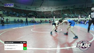 76 lbs Consi Of 16 #2 - Heston Klinglesmith, Perry Wrestling Academy vs Carter Schmedt, Prodigy Elite Wrestling