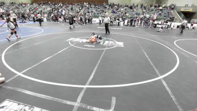 54 lbs Quarterfinal - Hudson Brandt, Fallon Outlaws WC vs Nash Dionisio, Yuba Sutter Combat