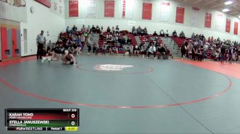 120 lbs Cons. Round 3 - Stella Januszewski, Strongsville vs Karah Yoho, Perry (Massillon)