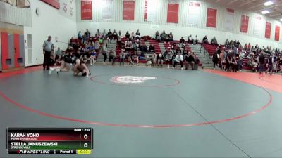 120 lbs Cons. Round 3 - Stella Januszewski, Strongsville vs Karah Yoho, Perry (Massillon)