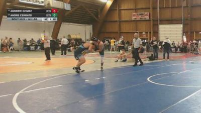 145 lbs Quarterfinal - Andrew Gomez, Bethlehem Catholic vs Andre Cerrato, Bethlehem Catholic