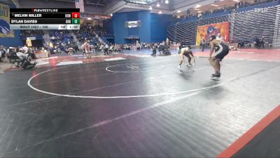 165 lbs Champ. Round 3 - Melvin Miller, Bishop McCort vs Dylan Davies, Great Bridge