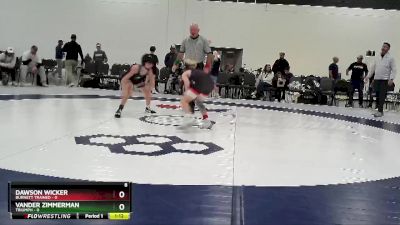 75 lbs Round 5 (6 Team) - Dawson Wicker, Burnett Trained vs Vander Zimmerman, Triumph