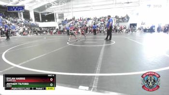 52-55 lbs Cons. Round 2 - Anthem Tilford, Derby vs Dylan Harris, Hurricane