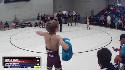 53 lbs Round 3 (6 Team) - Maverick Carruthers, Nebraska Blue Boys vs Jaxon Cardinal, Minnesota Storm Red Boys