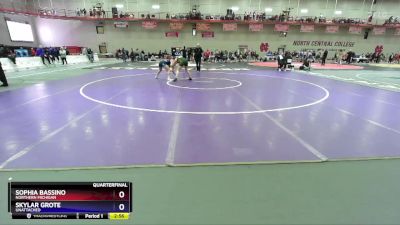 160 A Quarterfinal - Sophia Bassino, Northern Michigan vs Skylar Grote, UNATTACHED