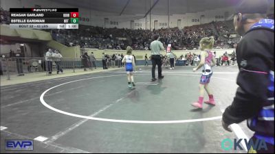 43 lbs Quarterfinal - Reagan Garland, Berryhill Wrestling Club vs Estelle Eardman, HBT Grapplers