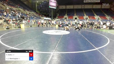 157 lbs Cons 32 #2 - Victor Soto, Ust vs Jared Remington, TX