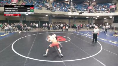 144 lbs Champ. Round 3 - Bryce Neville, Lincoln-Way (West) vs Zane Mochocki, Woodstock (Marian Central Catholic)