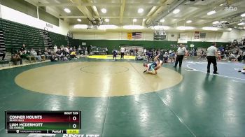 132 lbs Cons. Semi - Conner Mounts, Black Hills vs Liam McDermott, Gig Harbor