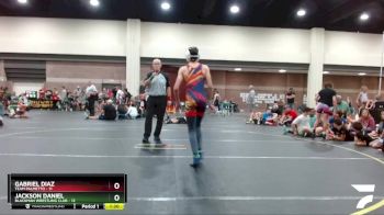 91 lbs Quarterfinals (8 Team) - Jackson Daniel, Blackman Wrestling Club vs Gabriel Diaz, Team Palmetto