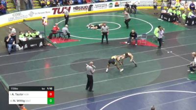 172 lbs Round Of 64 - Abraham Taylor, Kiski Area vs Nolan Wittig, Southern Columbia