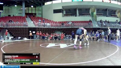 170 lbs Round 5 (8 Team) - Gianna Falise, Eaglecrest vs Fabiola Cortez Carcamo, Grand Island Girls