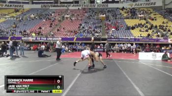 125 lbs Finals (8 Team) - Dominick Marre, Central vs Jase Van Pelt, Cornell College