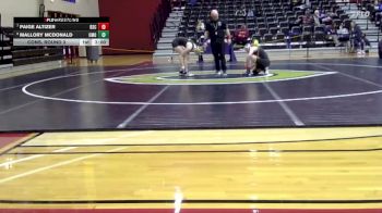 117 lbs Cons. Round 3 - Paige Altizer, Bluefield State vs Mallory McDonald, Mount Olive